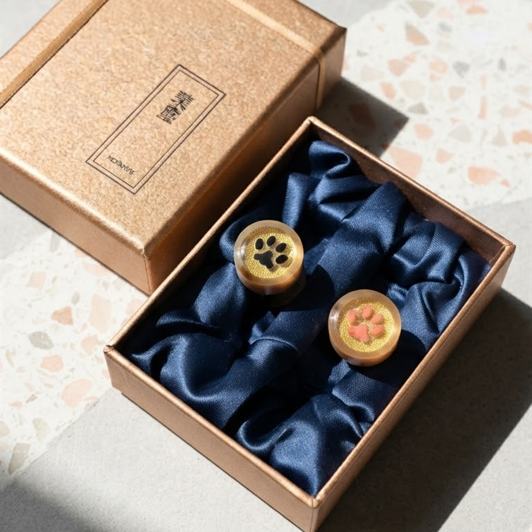 寵物毛章(肉球造型)